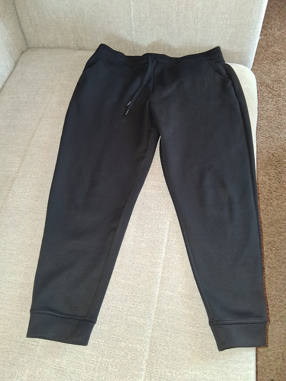 32 Degrees Black Jogger Pants Sz L